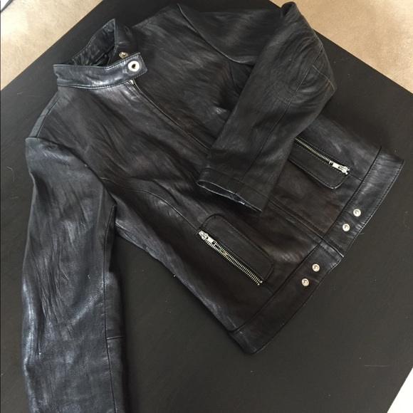 Real leather Costa Blanca biker jacket!!! - Picture 1 of 4